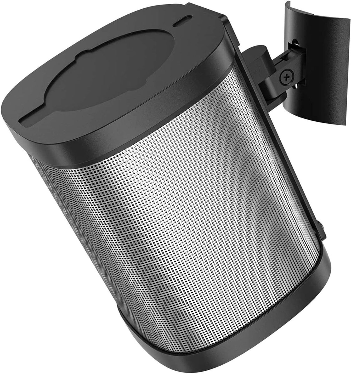 Verstelbare plafond- en wandbeugel voor Sonos One, One SL en Play:1 luidsprekers - kantel- en draaifunctie, zwart, ideaal voor optimale geluidsweergave