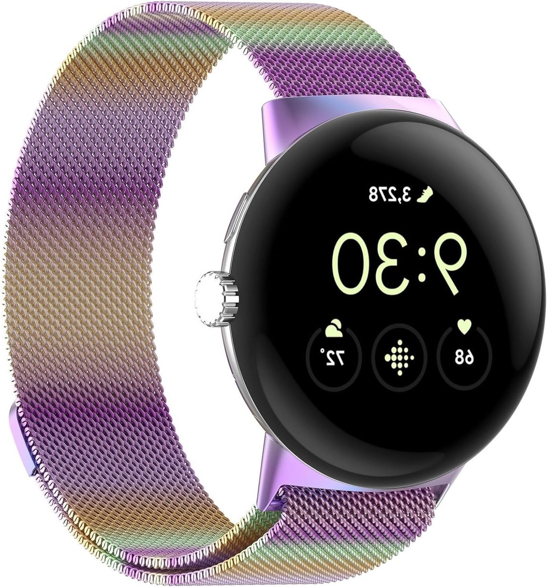 Verstelbare Sportband van Metaal voor Google Pixel Watch 3 41 mm - Duurzaam, Ademend en Stijlvol - Perfect voor Sport en Dagelijks Gebruik