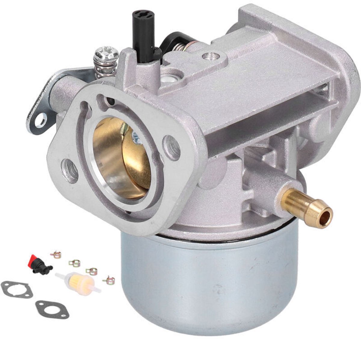 Carburateurrevisiesets, pakkingsets geschikt voor het luchtfilter van de carburateur en vervangingssets geschikt voor de carburateur van de bosmaaier zijn verkrijgbaar geschikt voor de Kawasaki FH430V FS481V modellen 15003-7061 en 15003-7047.