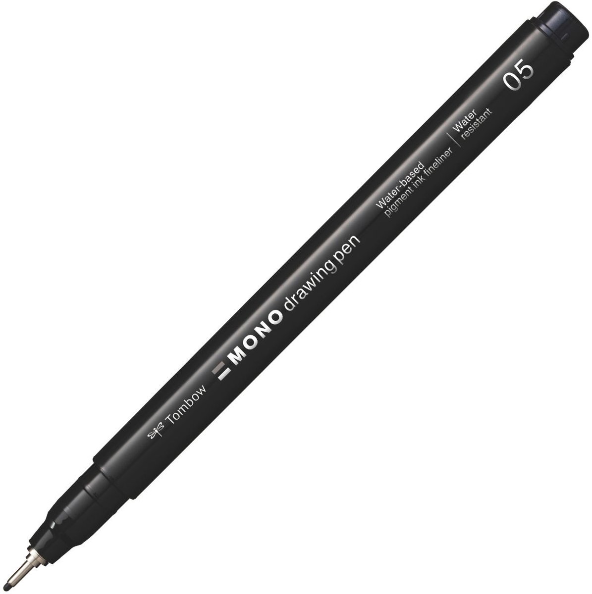 Tombow Mono Fineliner - 05 - 0.44 mm - Stevige punt - Zwart