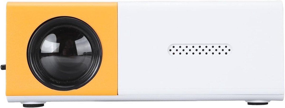 Draagbare Mini Projector met 1080P HD Beeldkwaliteit voor Films en Presentaties, Ideaal voor Thuis, Feesten en Kamperen met HDMI, USB en AV Aansluitingen