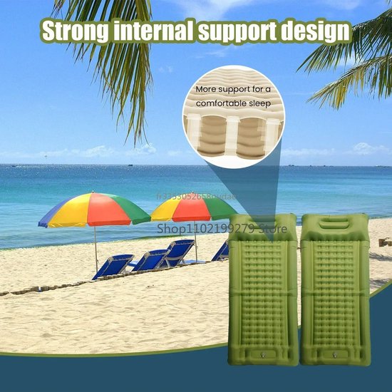 Solvix Luchtbed - Luchtbed 1 Persoons - Luchtbed met Ingebouwde Pomp - Zelfopblazend Luchtmatras voor Camping, Reizen en Wandelen - Ultralight Outdoor Slaapmat — afbeelding 2