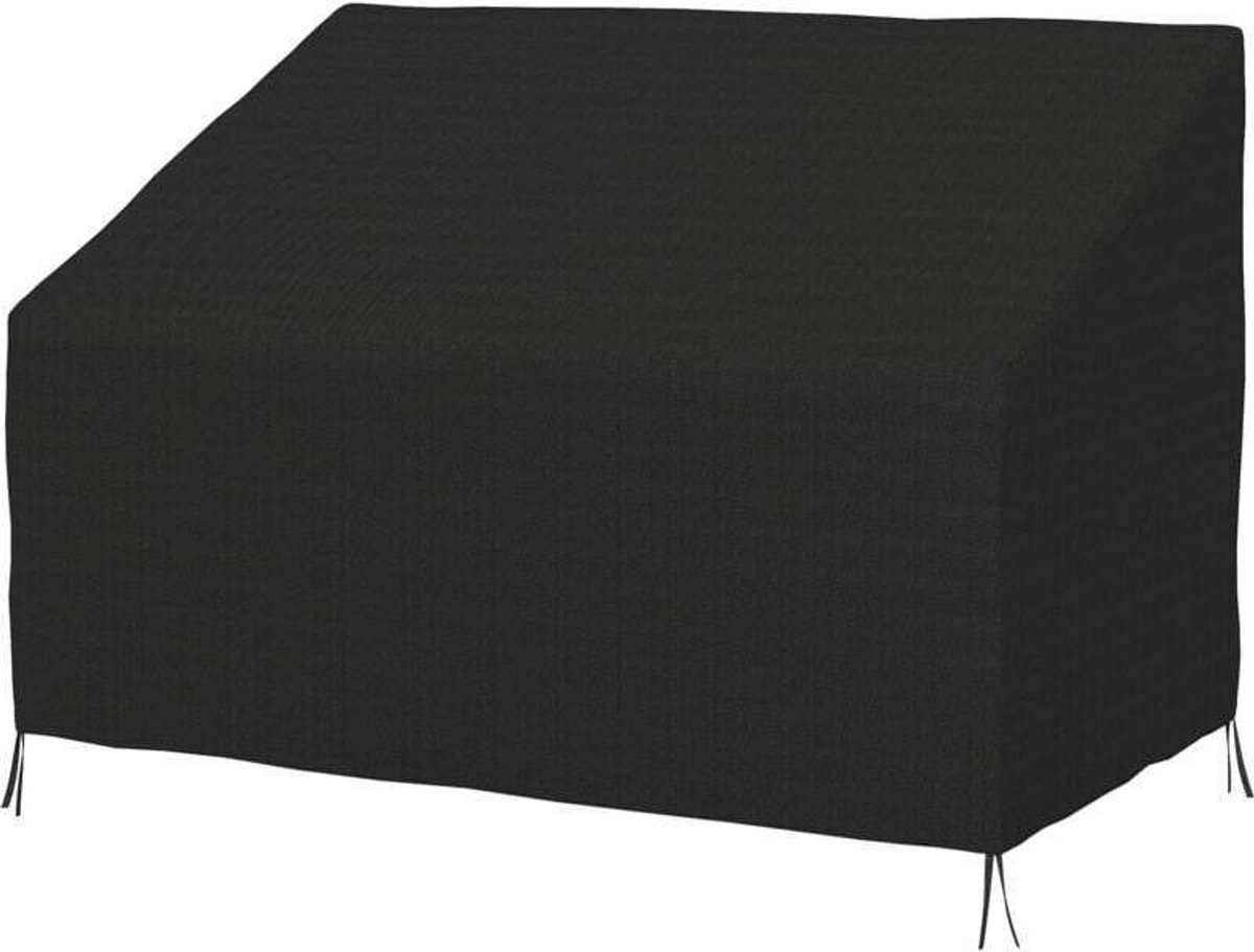 Waterdichte hoes voor tuinbankkussens, tuinbankhoes, 600D Oxford-stof, 140 x 84 x 56/94 cm, zwart.
