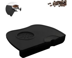 Tampermat - Siliconen tampermat voor espresso met randbescherming - Espresso-accessoires - Tampingmat voor tafelbescherming - Barista partner - 21 x 15 cm.