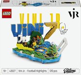 LEGO Editions - Vini Jr. – Faits saillants du football Ensemble de construction de football pour enfants - 43027