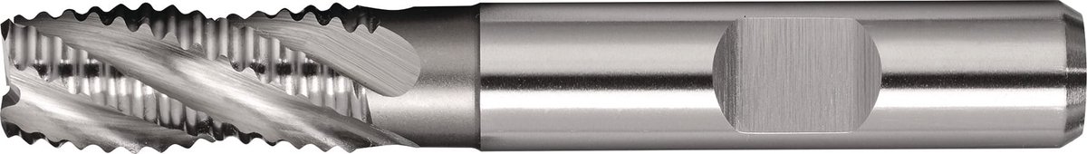 Schaftfräser DIN 844 Typ NR D.6mm Einsatz-L.19mm HSS-Co5 Weldon TW