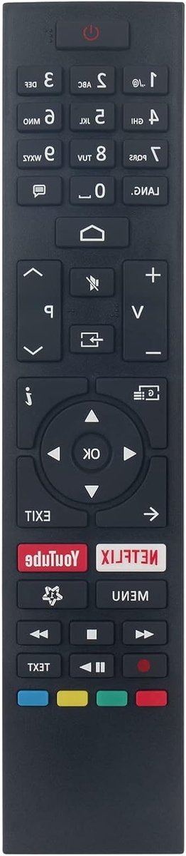 Vervangende afstandsbediening voor Toshiba en Hitachi TV's - Geschikt voor modellen 32HAE2250, 43HAE4251, 50HAK5750 en meer - Betrouwbare bediening en eenvoudig in gebruik