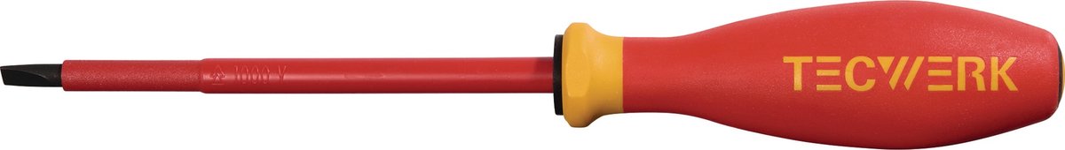 Tecwerk Schroevendraaier SLEUF VDE 5,5 x 125 mm geïsoleerd