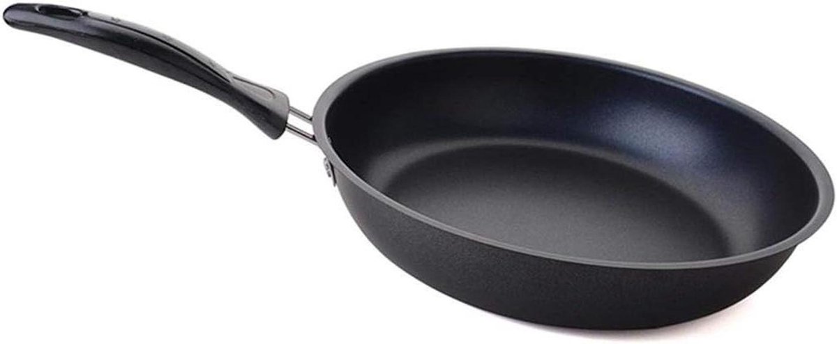 Koekenpan Wokpan - Koekenpan - Thuis Koken - Antiaanbaklaag - 16 cm - Zwart