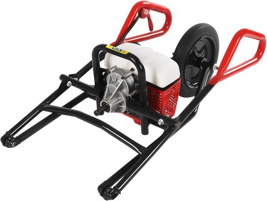 Grondboor - Aardboor - Gaten Boren - Krachtige 63CC Motor - 80mm Boor - Zwart — afbeelding 5