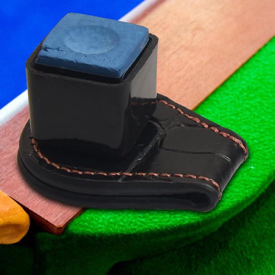 Krijthouder Pool Biljart - Krijt Clip - Sport Praktijk - Magnetisch Systeem - 5x4x6 cm - Zwart — afbeelding 3