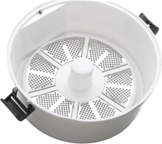 Elektrische Aardappelschilmachine - Automatische Schilder - Snel Groenten Schillen - Krachtige 85W Motor - 27x25.5cm - Wit — afbeelding 5