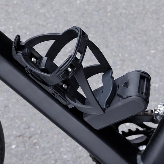 Fiets Bidonhouder - Fleshouder met Opbergvak - Fietstochten Organiseren - Flexibele Integratie - 155 x 9 x 75 cm - Zwart — afbeelding 2