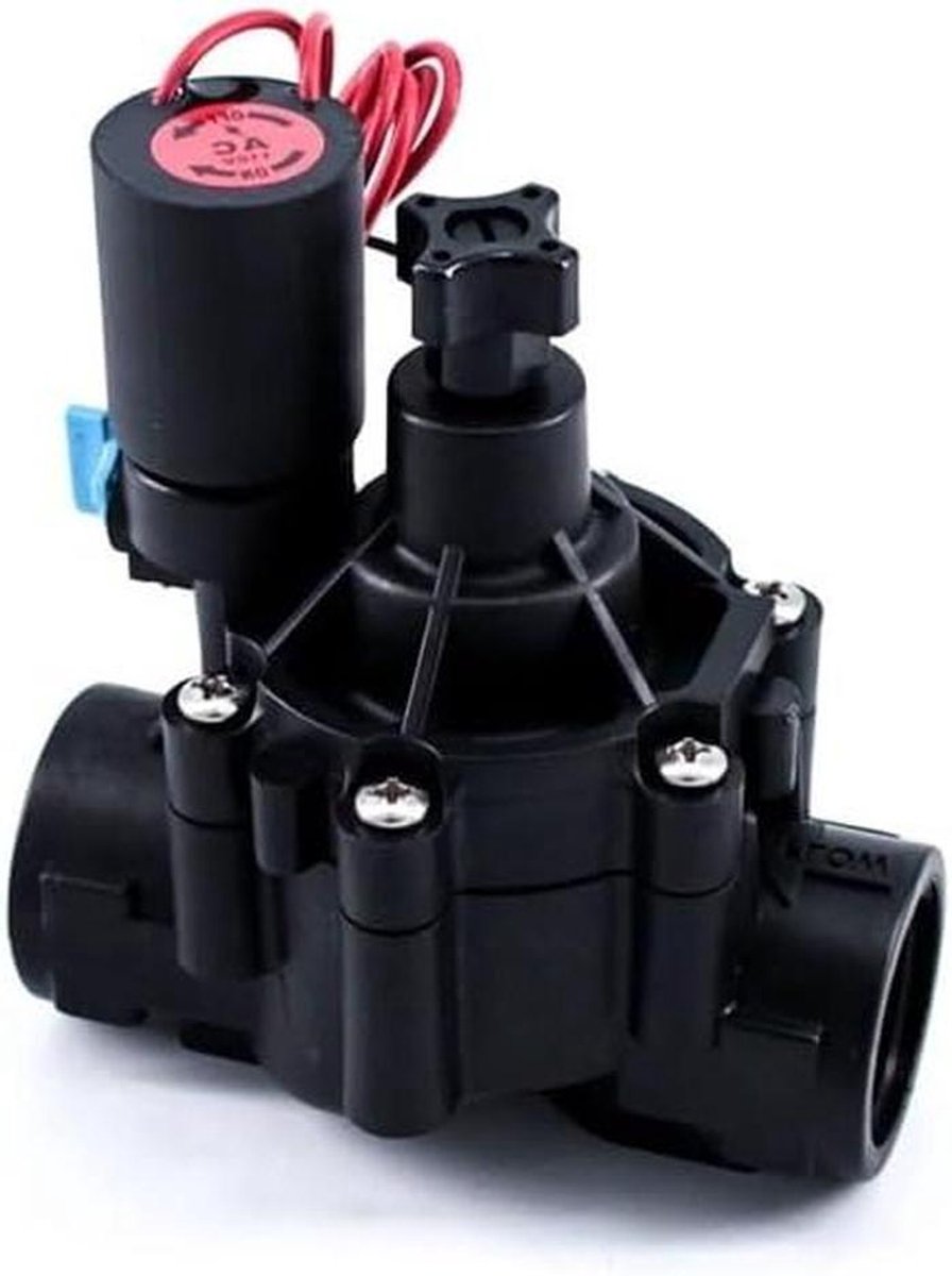 Magneetklep - Solenoïde klep - Automatische waterregeling - Met flow aanpassing - 3/4 inch - 12V DC