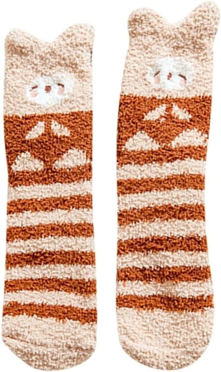 Warme Sokken - Dames Sokken - Comfort Thuis - Zachte Stof - 3 Paar - Multicolor