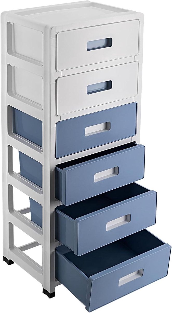 Bureau Organizer - Lade Kast - Opbergen Kantoor - 6 Uitneembare Laden - 35 x 26 x 83.5 cm