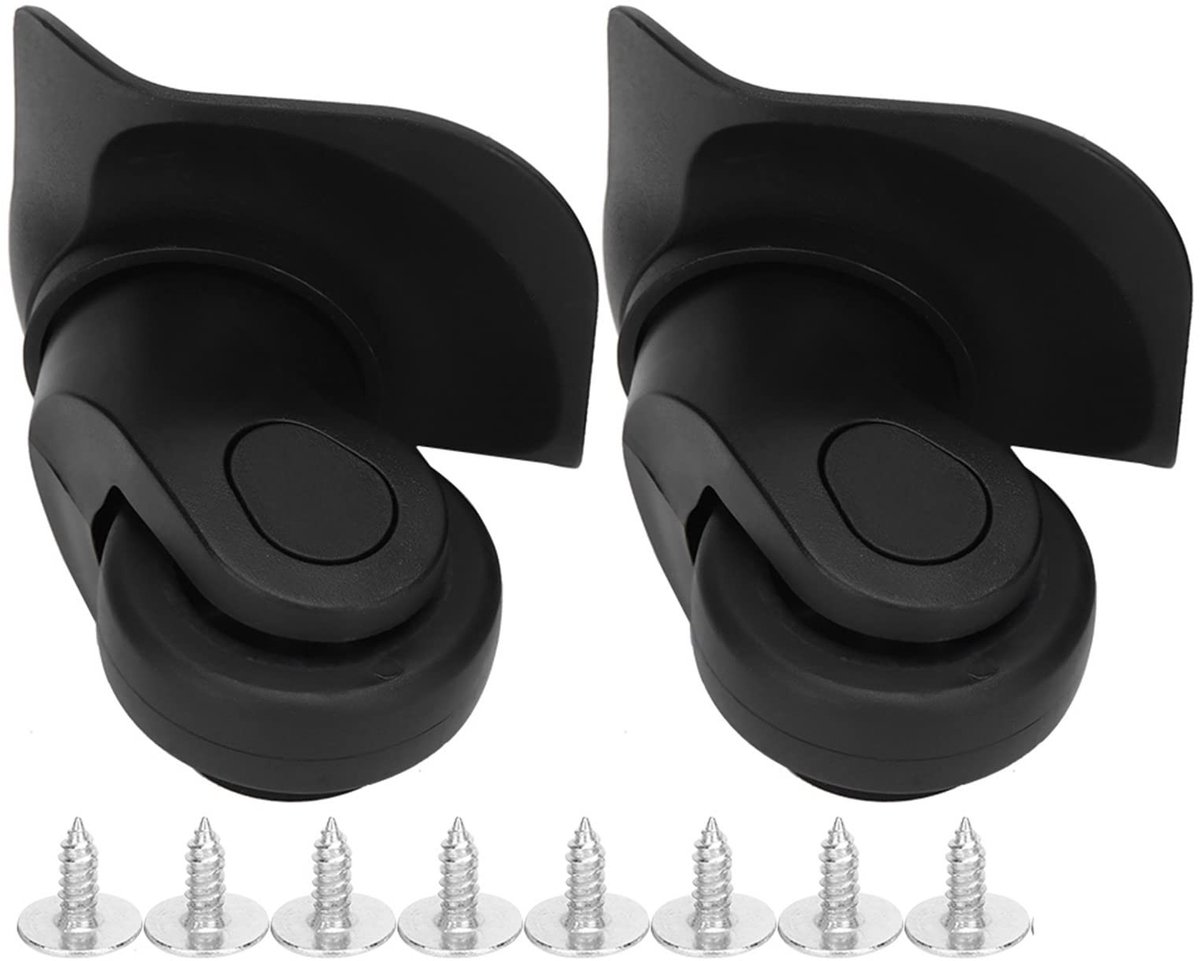 aladdien - Zwenkwielen voor koffer - Universele draaibare wielen - Eenvoudig te installeren - Outdoor-bagageaccessoires - Duurzaam en praktisch - Ve...
