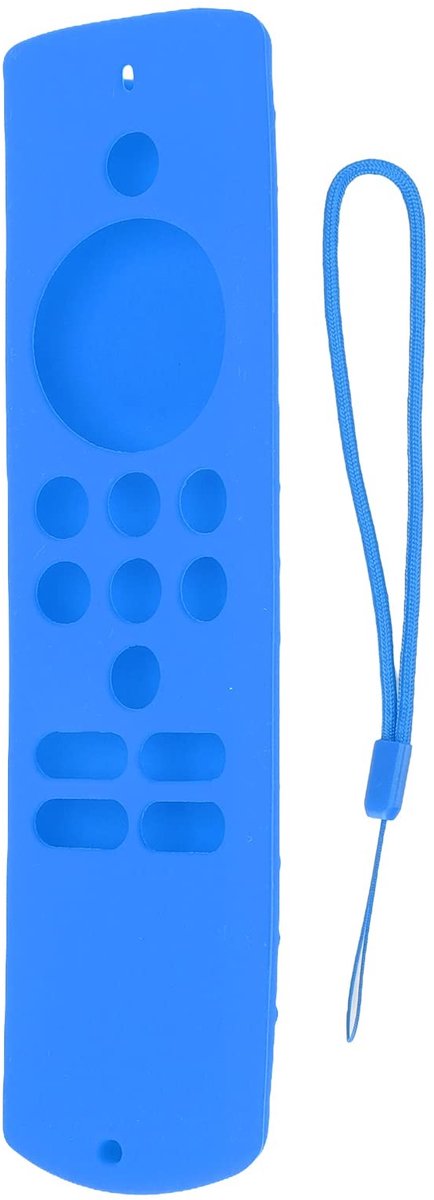 aladdien - Siliconen Afstandsbediening Cover - Beschermhoes - Blauw - Schokbestendig - Waterdicht - Geschikt voor TV Stick Lite - Afstandsbediening ...