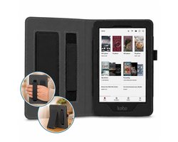 Hoes geschikt voor Kobo Clara HD – Book Case met Handgreep & Kickstand – Auto/Wake – Zwart