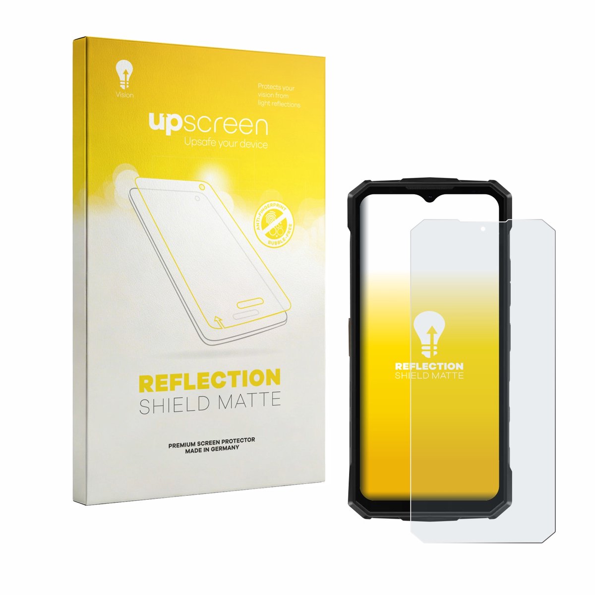 upscreen - Screenprotector voor Doogee Fire 5 Pro - Folie Beschermfolie anti glare matte