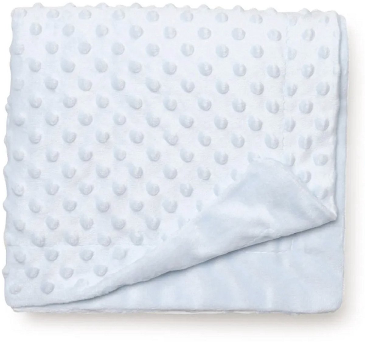 Interbaby Deken Bubble Junior 80 X 110 Cm Fleece blauw