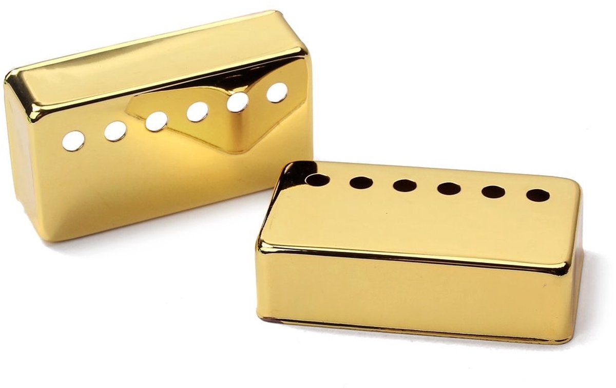 aladdien - Humbucker Gitaar Pickup Hoezen - Hoogwaardige messing - Geschikt voor Gibson Les Paul - Goud - Eenvoudige installatie - Ideaal voor gitar..