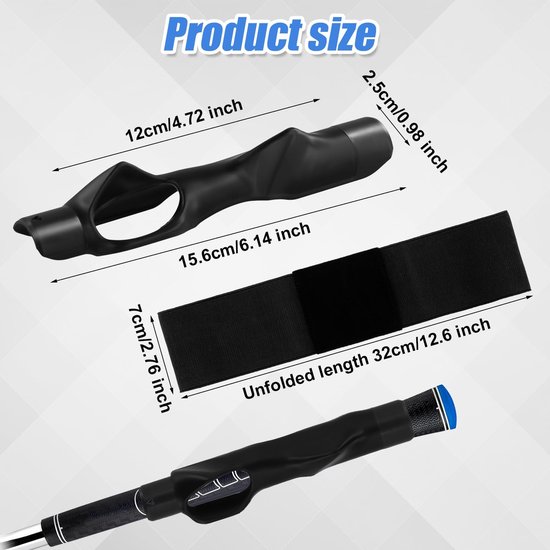 VT Goods - Golfgriptrainer - Swingcorrectie - Verbeter je golftechniek - Unisex - Handpositie - Golftraining - Ideaal voor beginners en gevorderden van vt — afbeelding 3