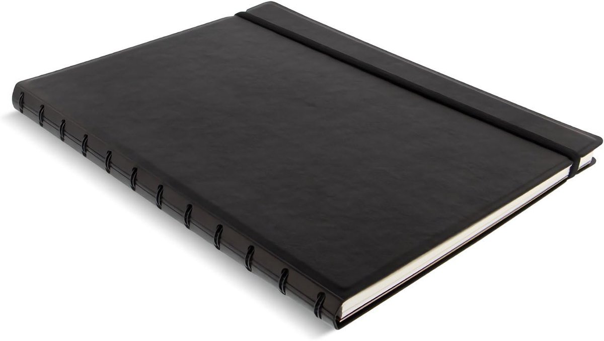 Refillbare A4 Notitieboek Zwart - Flexibel en Duurzaam Schrijfblok