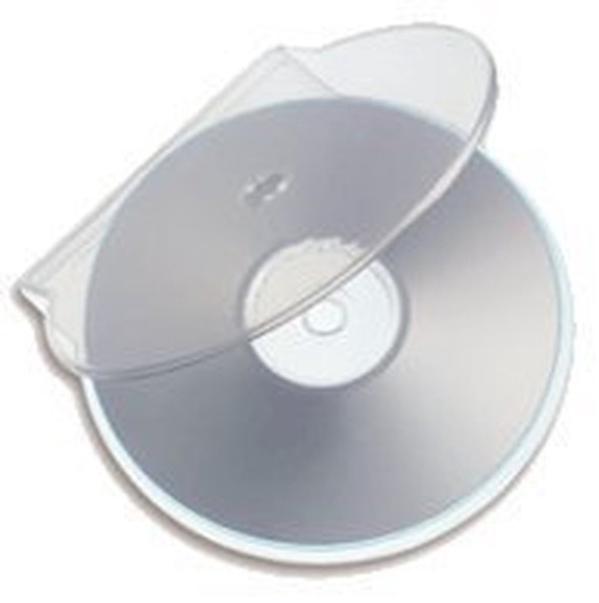 SPHProducts - CD Clear Clam Shell Opbergkoffers - Transparante Bescherming - Slank Ontwerp - Kunststof - Voor 1 Schijf - Ideaal voor Opslag