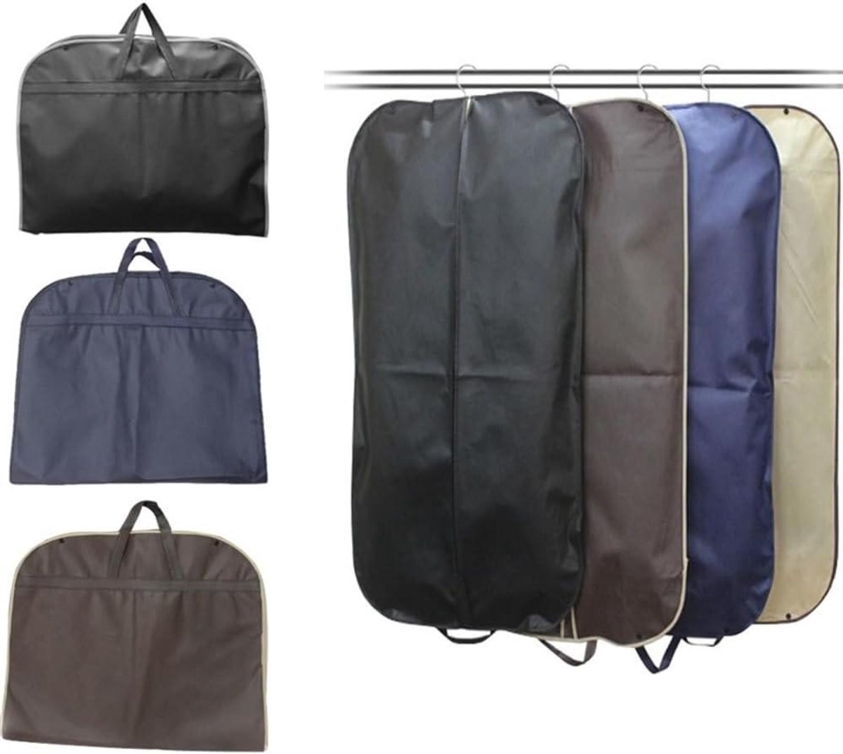 Kledinghoezen - Stofhoezen - Kleding Opbergen - Vochtbestendig - 60x100cm - Zwart