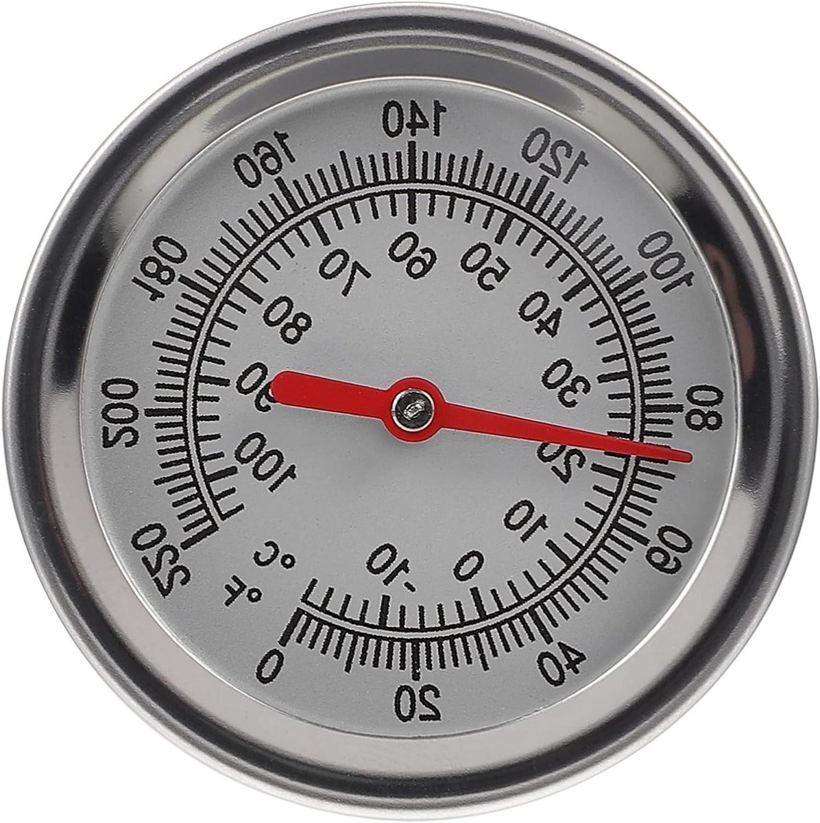 Compost Thermometer - Bodemthermometer Meetinstrument - Bodemtemperatuur Meten - Verlengde RVS Sonde - 50 cm Lengte - Zilverkleurig