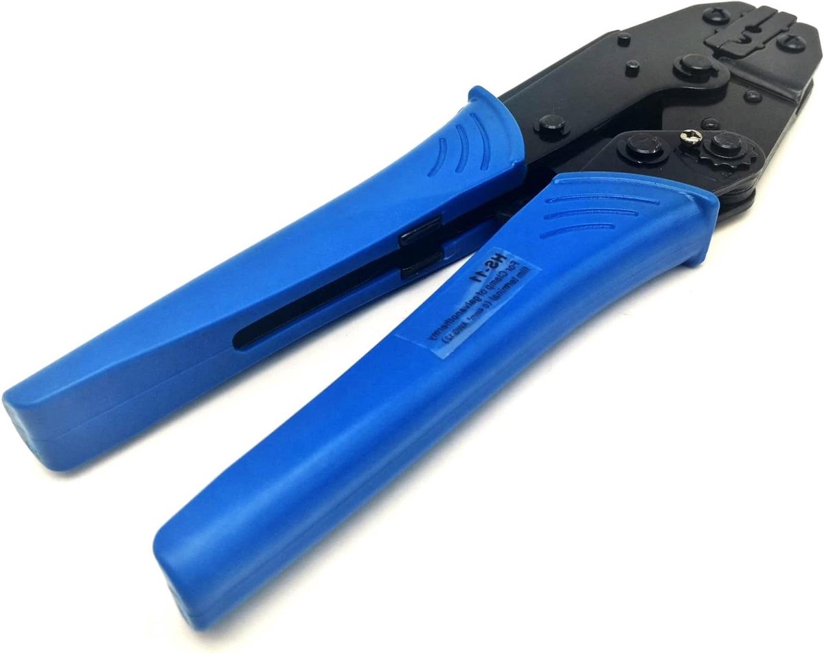 Krimptang - Elektrisch gereedschap - Verwarming installeren - Speciaal voor verwarmingsfilm - 230 mm - Rood/Blauw