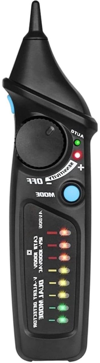 Spanningszoeker - Doorgangstester - Elektrisch Testen - Contactloos Meten - 17.8 cm - Zwart