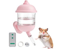 Waterfles Dier - Drinkfles Kooi - Huisdier Hydratatie - Lekvrij Ontwerp - 170 ml - Roze