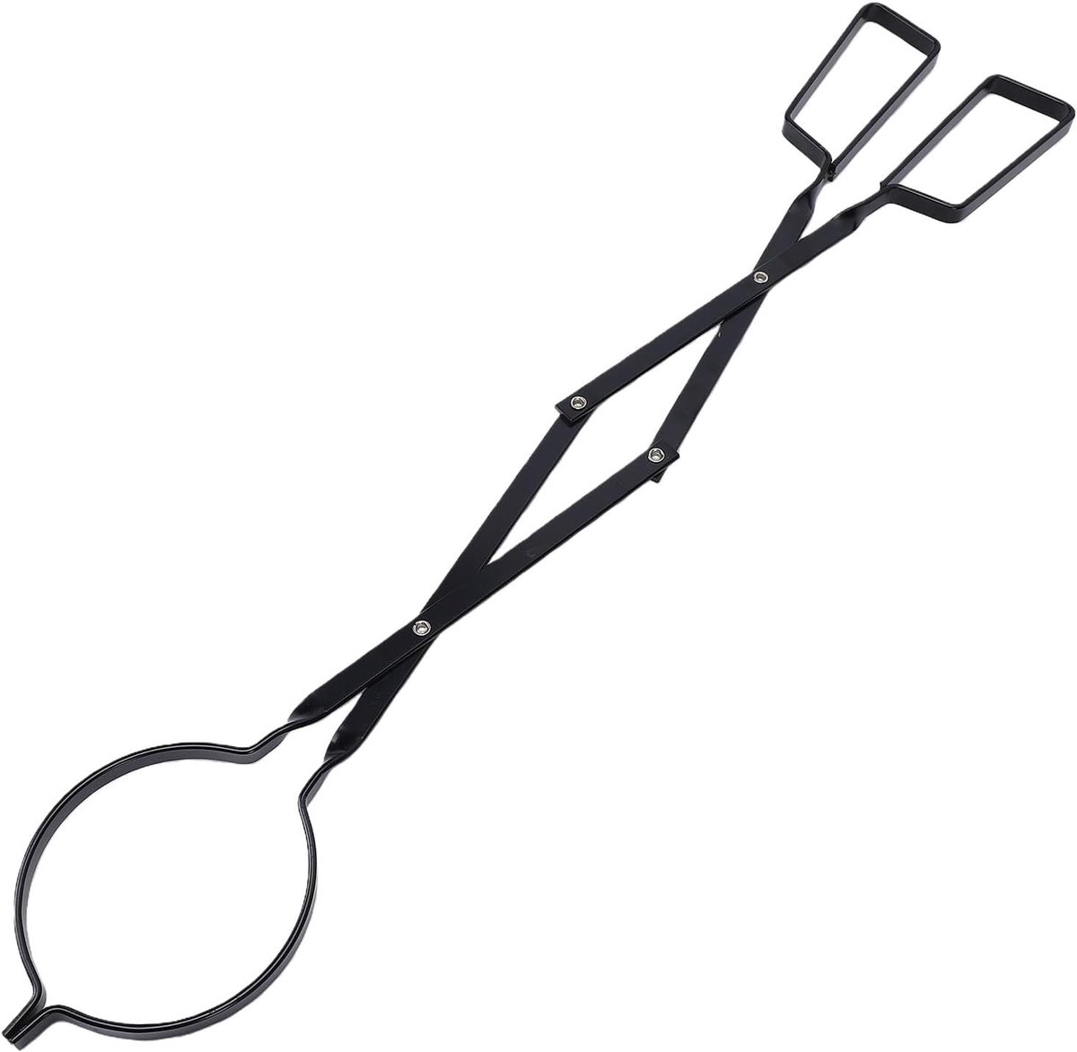 Haard Tang - Log Grabber - Kampvuur en Houtkachel - Sterke Ijzeren Constructie - 60 cm Lang - Zwart