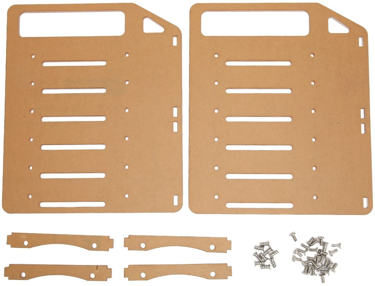 aladdien - 3,5 Inch DIY Harde Schijf Beugel - Transparant - Stevig en Duurzaam - HDD Cage Tray Holder - Geschikt voor 3,5 HDD en Ventilatoren