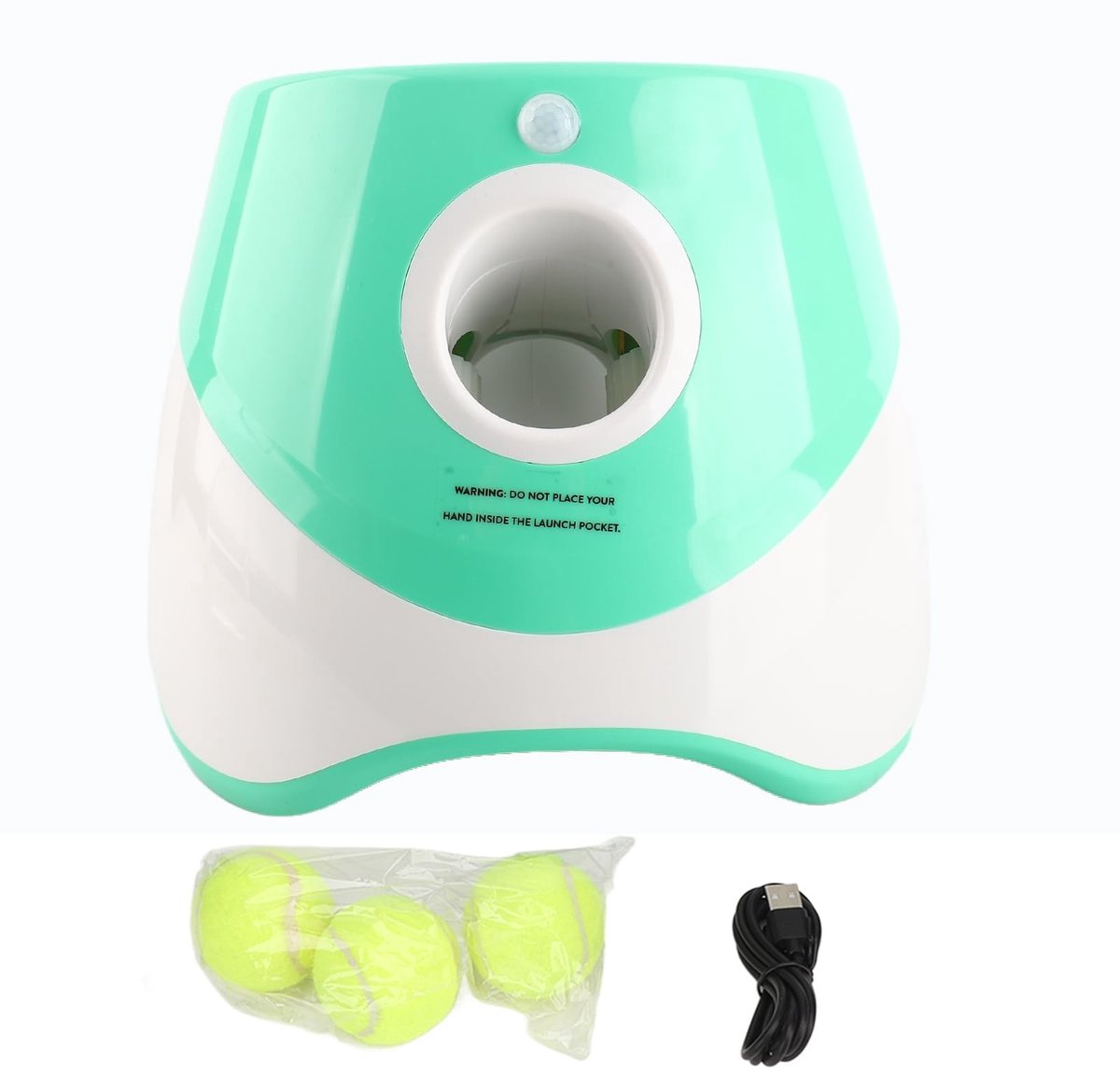 aladdien – Hond Automatische Ball Launcher – Interactieve Ballenwerper – Oplaadbaar – Groen – Voor Kleine Rassen – Indoor en Outdoor Spel