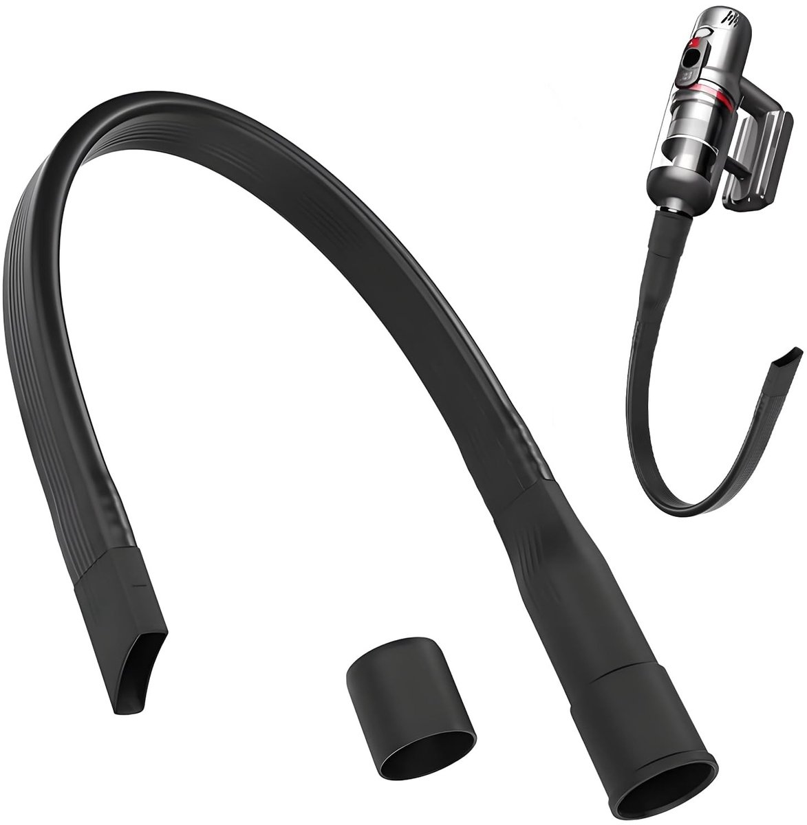 aladdien - Vacuum Cleaner Nozzle Set - Flexibele Accessoires - Voor Auto en Huishouden - Diverse mondstukken voor verschillende oppervlakken - Gesch...