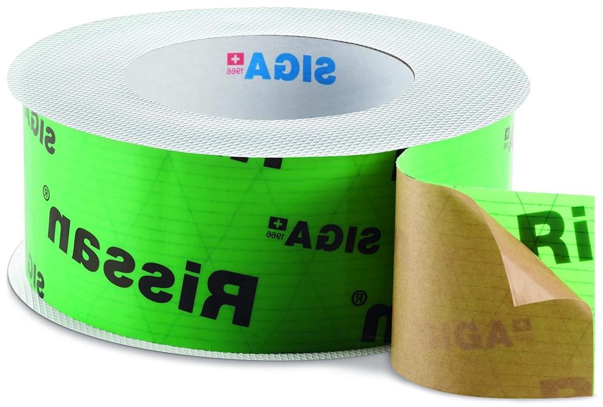 Dichtingsband - Folie tape - Bouw afdichten - Zeer elastisch - 60mm x 25m - Groen