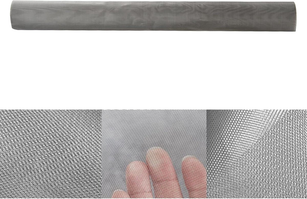Roestvrijstalen Gaas - Metalen Rooster - Knaagdierwering - Hoge Temperatuur Bestendig - 30 Mesh - Zilver