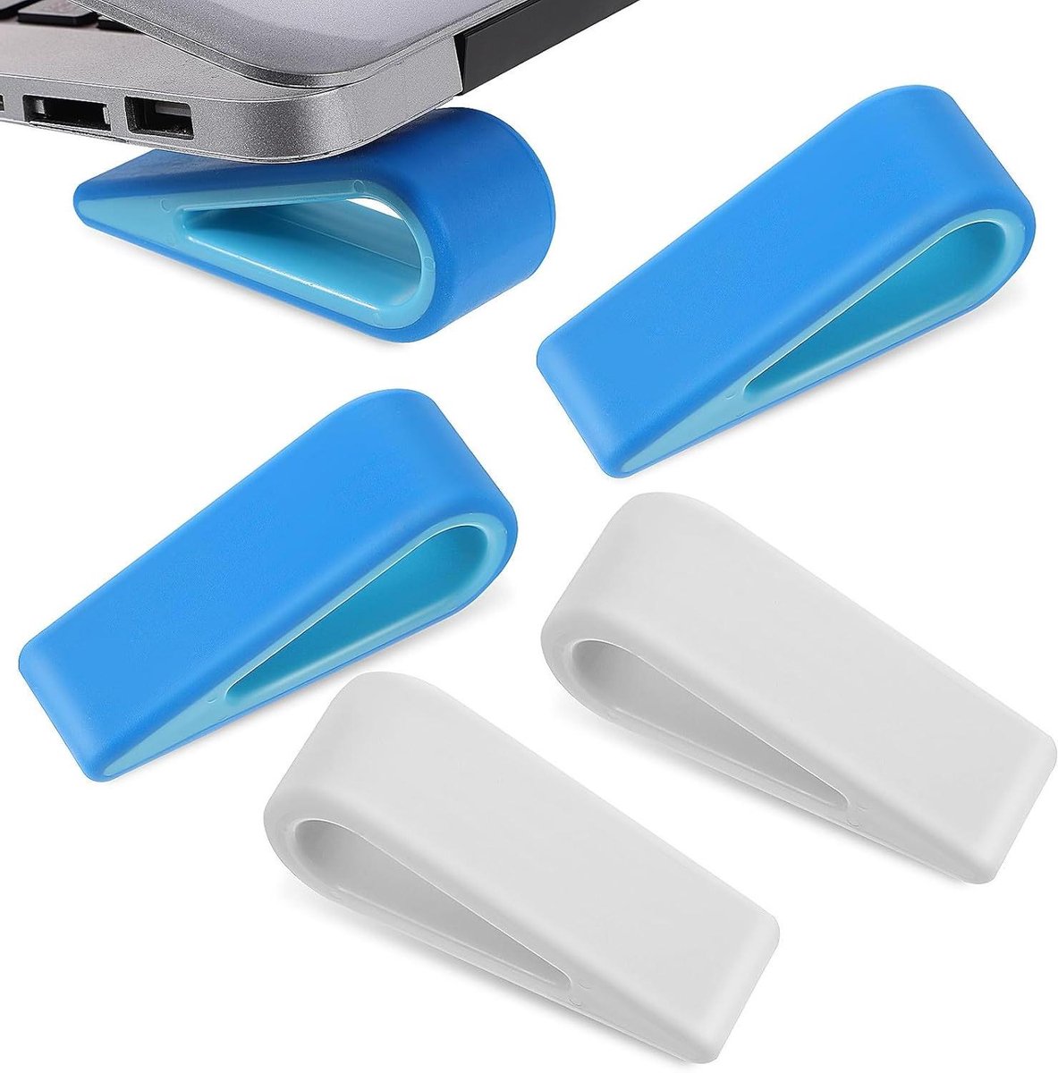Laptopstandaard - Koelhouder - Comfortabel typen - Verstelbare hoek - 4 stuks - Diverse kleuren