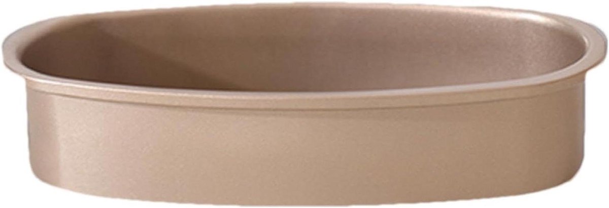 Ovale cakevorm - Bakvorm brood - Thuis bakken - Antiaanbaklaag - 23 cm - Goud