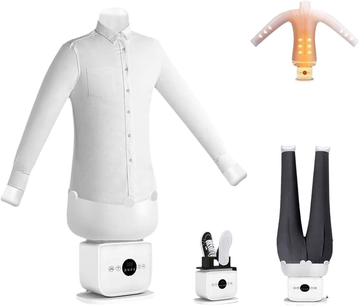 Automatische Strijkapparaten - Handsfree Kledingverzorging - Kreukvrije Kleding - 360 Graden Stoom - XXS tot XXXL - Meerkleurig