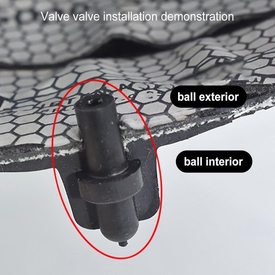 Bal Ventiel Vervanging - Opblaas Mondstuk - Sportballen Repareren - Universele Anti-lek Oplossing - 5 stuks - Niet gespecificeerd van Merkloos — afbeelding 2