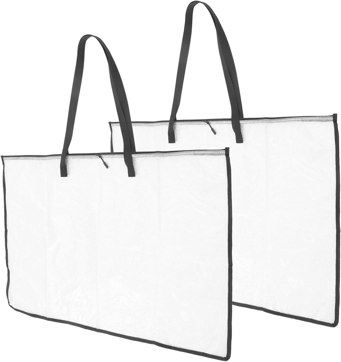 Kunst portfolio tas - Tekening map - Kunst opslag - Grote capaciteit - 90x59cm - Transparant