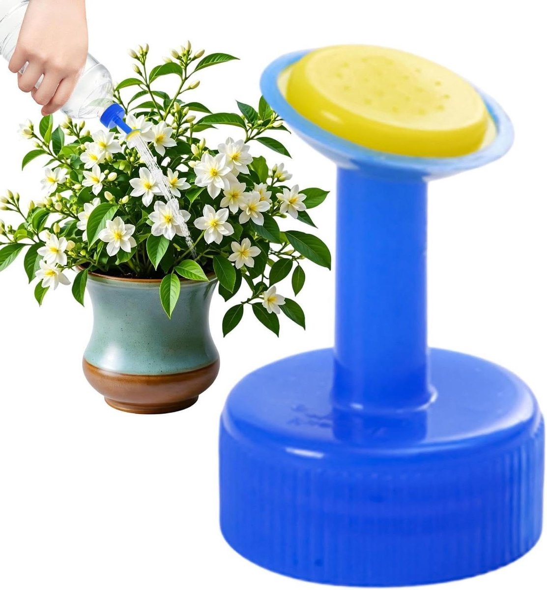 Irrigatiesproeier - Flessensproeier - Planten Water Geven - Gelijkmatige Verdeling - 4.5 x 2.4 x 3 cm - Meerdere Kleuren