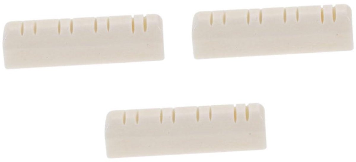 Mandoline Onderdelen - Snaren Bevestiging - Muziek Maken - Duurzaam Ossenbot - 3 Stuks - Wit
