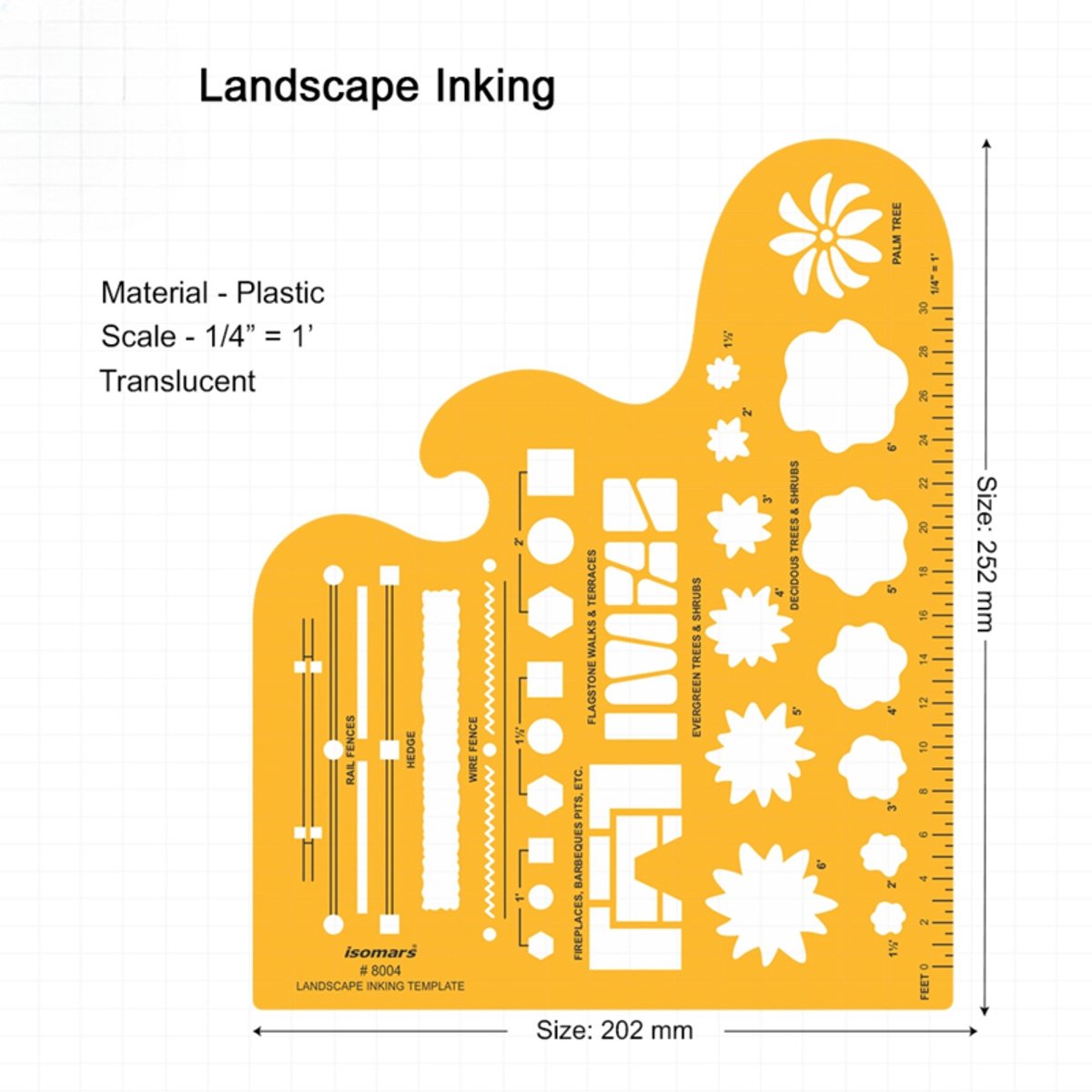 Architect -Tuin / Garden Landscape Ontwerp Sjabloon # 8004