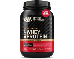 Optimum Nutrition Optimum Nutrition Gold Standard 100% Whey Protein - Delicious Strawberry - Proteine Poeder - Eiwitshake - 900 gram (28 servings)