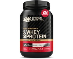 Optimum Nutrition Gold Standard 100% Whey Protein - Cookies & Cream - Proteine Poeder - Eiwitshake - 900 gram (28 servings)